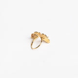 Gouden bloem ring