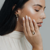 Organische Ring met Parelaccent