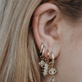 Klaver Charm Hoop