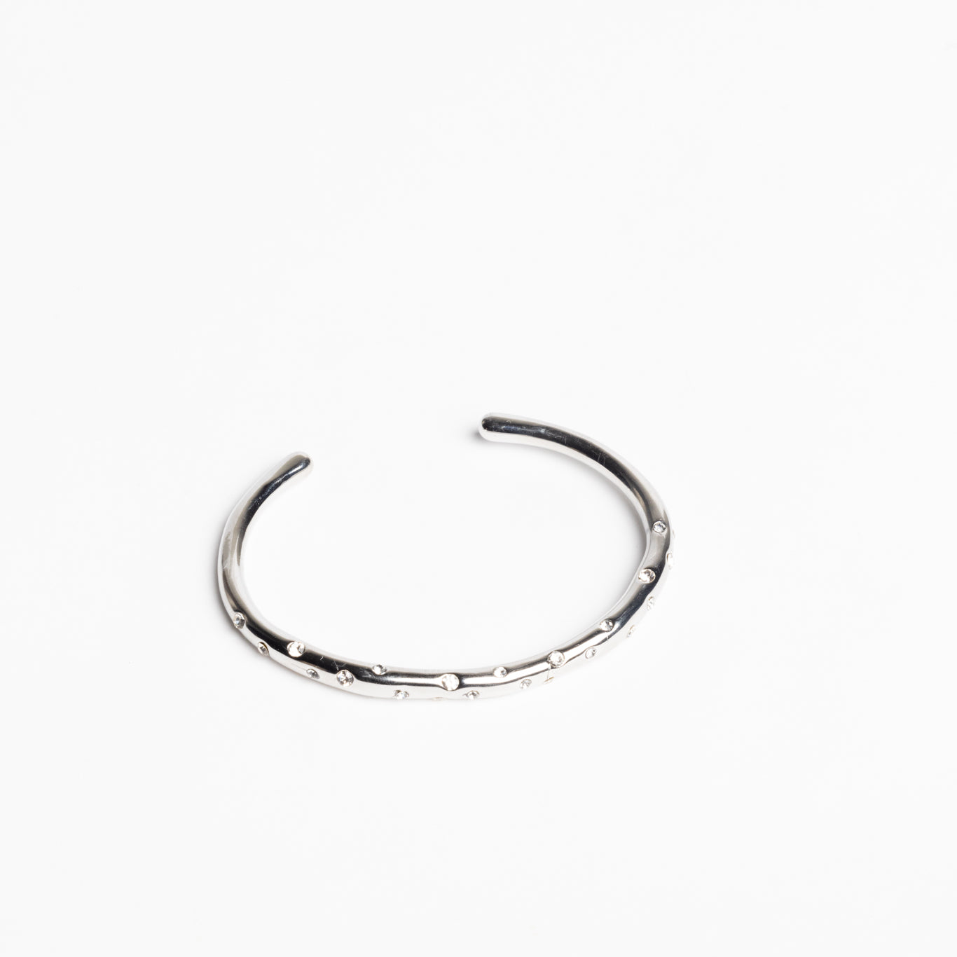 Cuff armband glittersteentjes