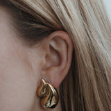 Golden Droplet Earrings