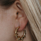 Spiral Glow Hoops