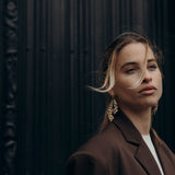 Flora Shimmer Statement Oorbellen