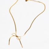 Elegant Bow Necklace