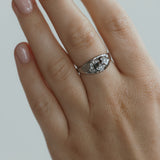 Ring met Maan en Sterrenmotief