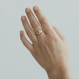 Ring met Maan en Sterrenmotief