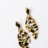 Flora Shimmer Statement Oorbellen