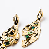 Flora Shimmer Statement Oorbellen