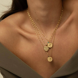Month in Bloom Necklace – February (Iris)