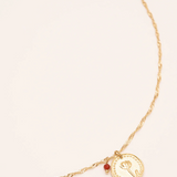 Month in Bloom Necklace – July (Water Lily)
