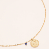 Month in Bloom Necklace – September (Morning Glory)
