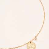 Month in Bloom Necklace – February (Iris)