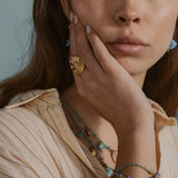 Ocean Charm Necklace Blue