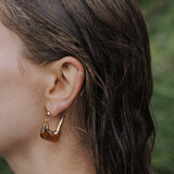 Amber Luxe Hoops