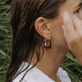 Amber Luxe Hoops