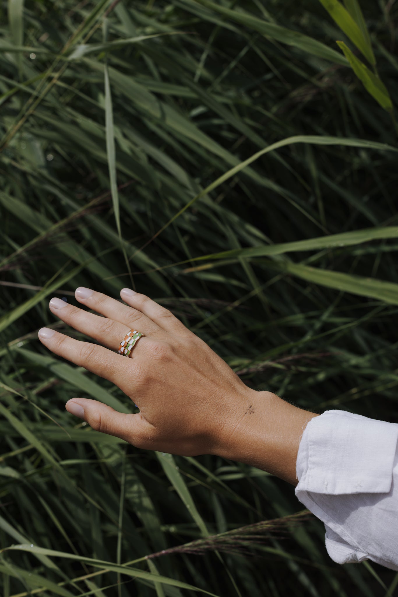 Chez Rings Checker chic ring – Chez Cécile