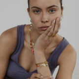 Ocean Charm Bracelet Red