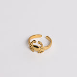 Golden Crab Ring