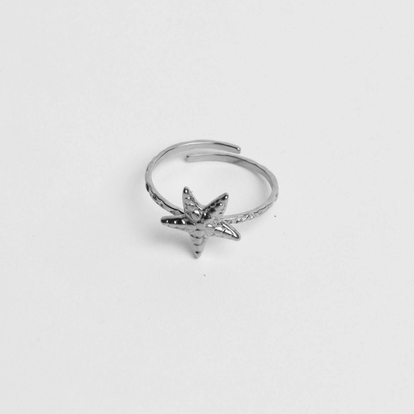 Golden Starfish Wrap Ring