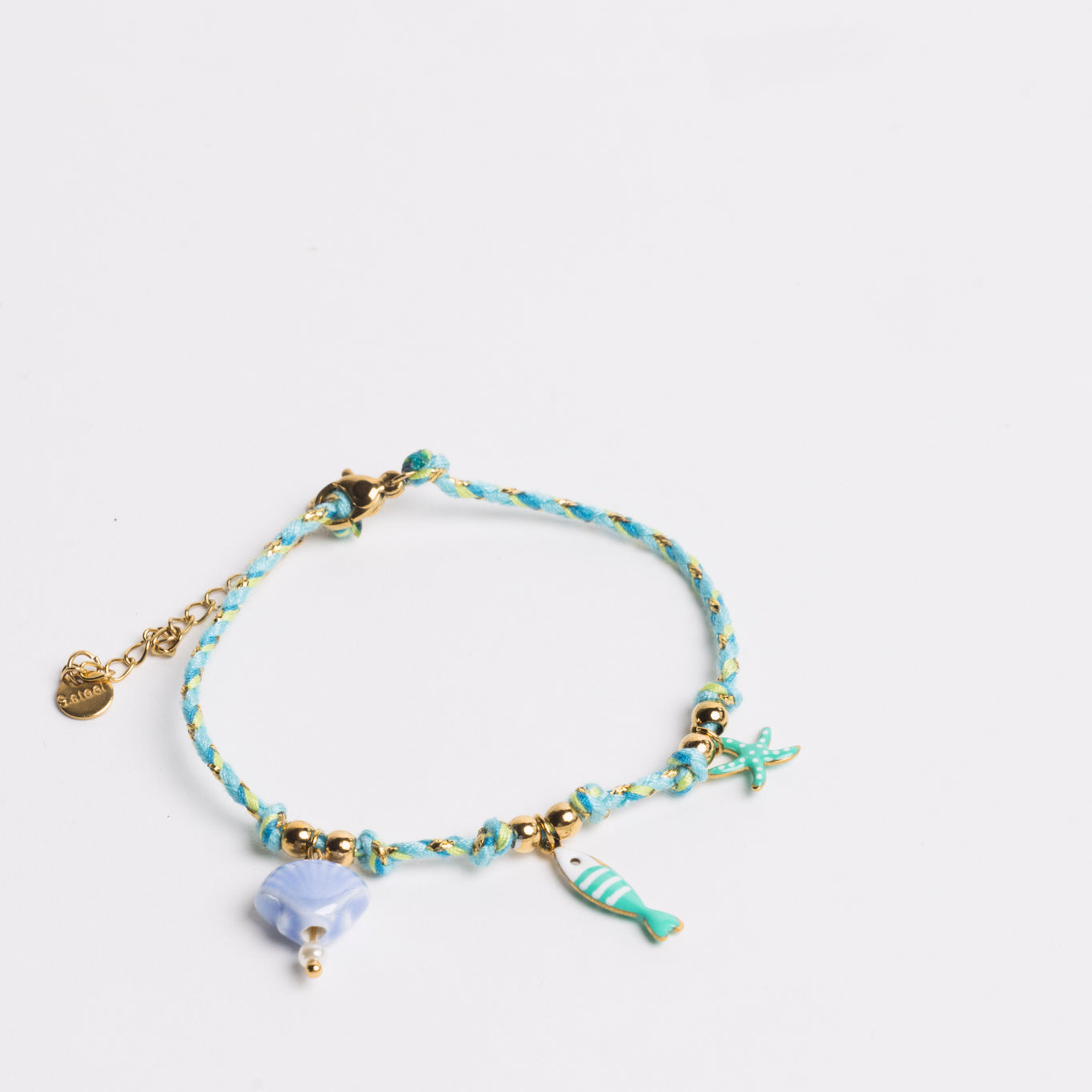 Ocean Charm Bracelet Blue