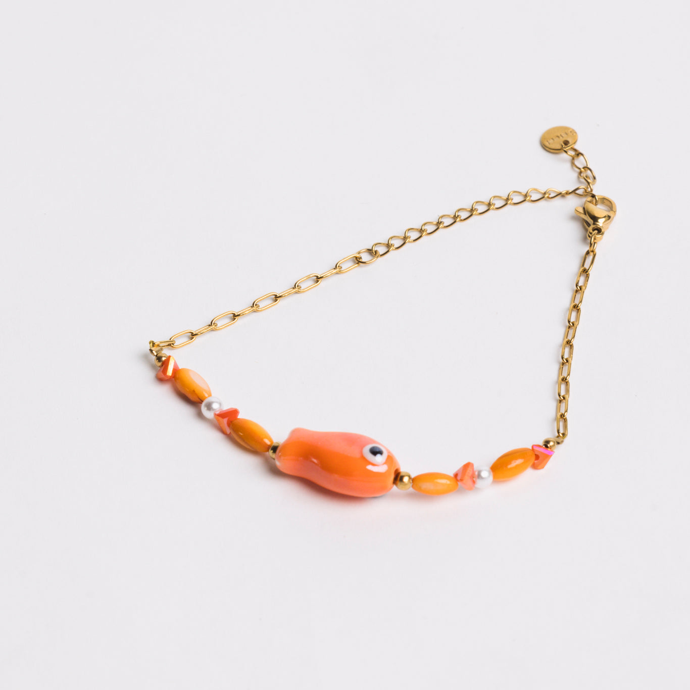 Ocean Charm Bracelet Coral