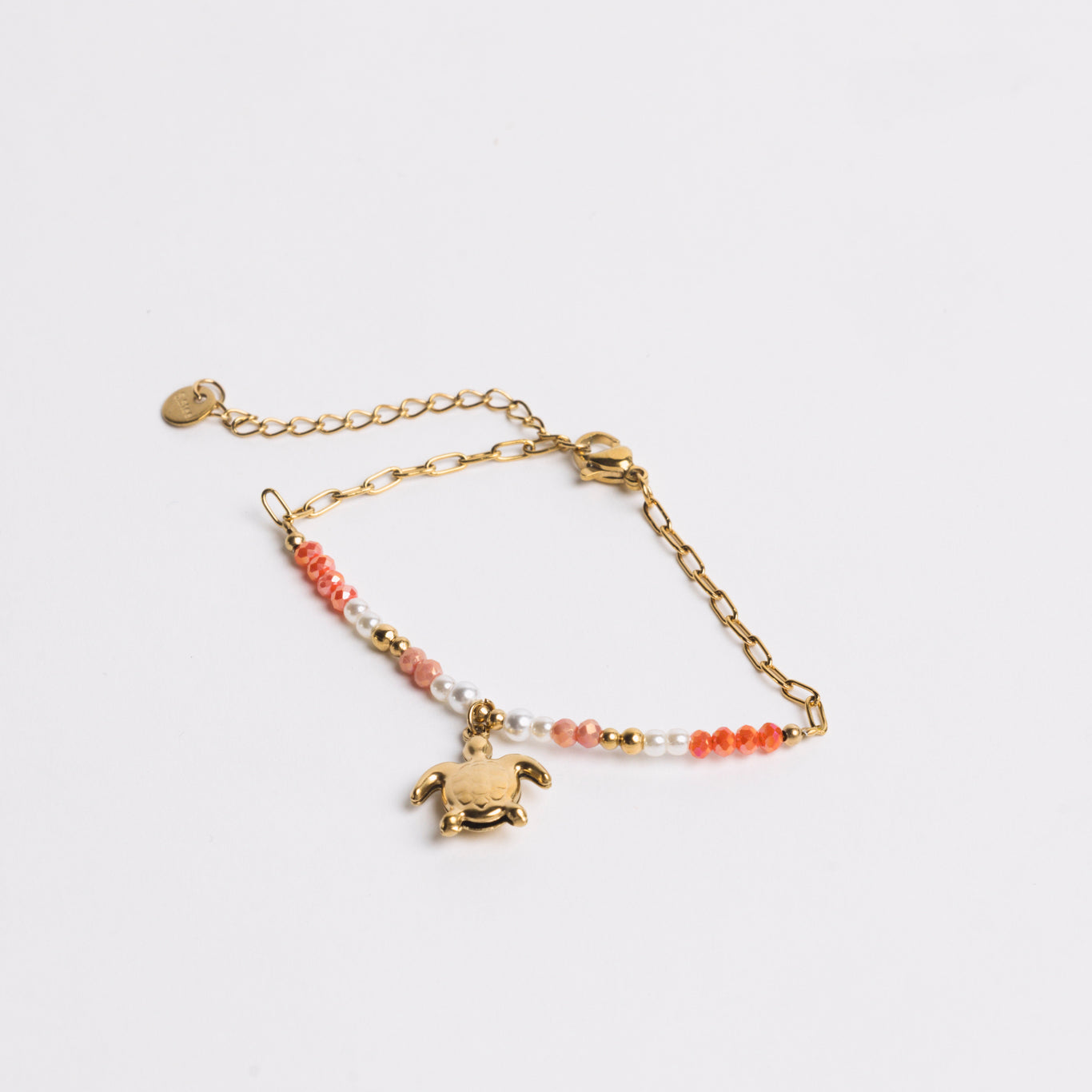 Ocean Charm Bracelet Coral