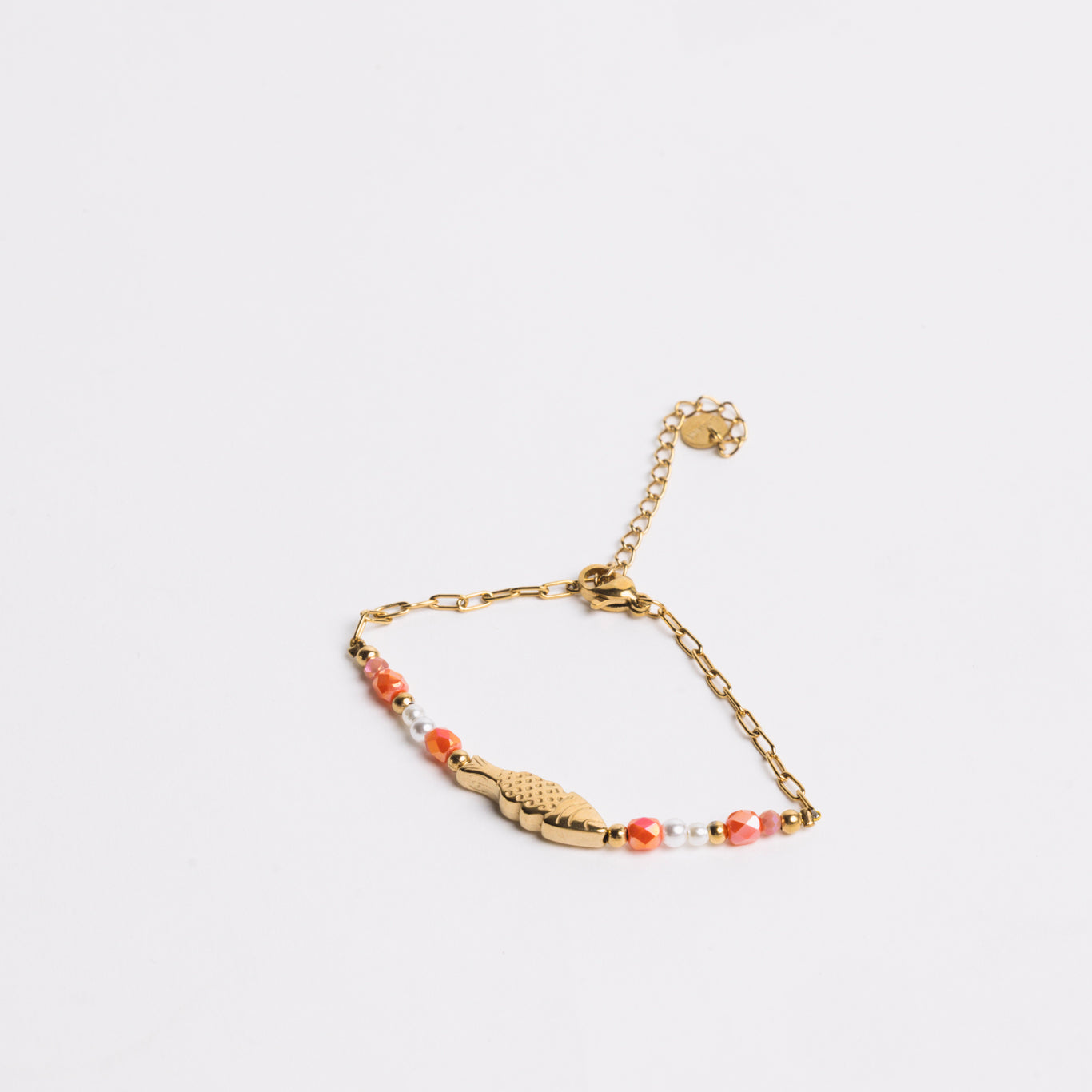 Ocean Charm Bracelet Coral