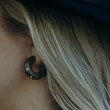 Luxe Emerald Hoops