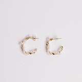 Pearl Twist Mini Hoops