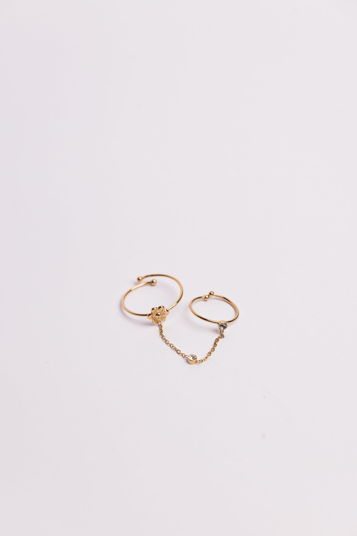 Chez Rings Linked Bloom Chain Ring – Chez Cécile