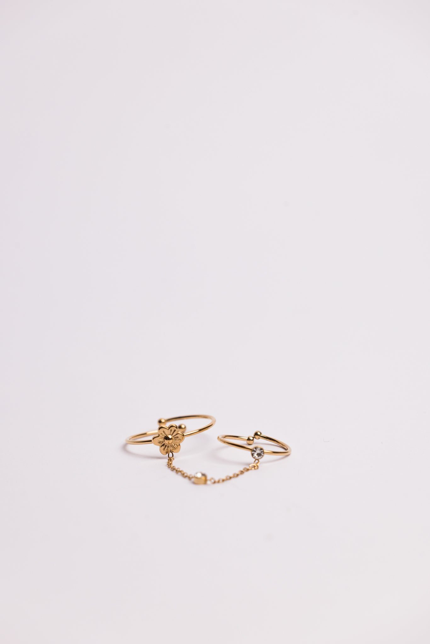 Chez Rings Linked Bloom Chain Ring – Chez Cécile