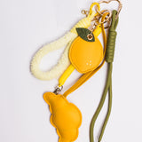 Croissant Crush Charm Keychain
