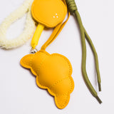Croissant Crush Charm Keychain