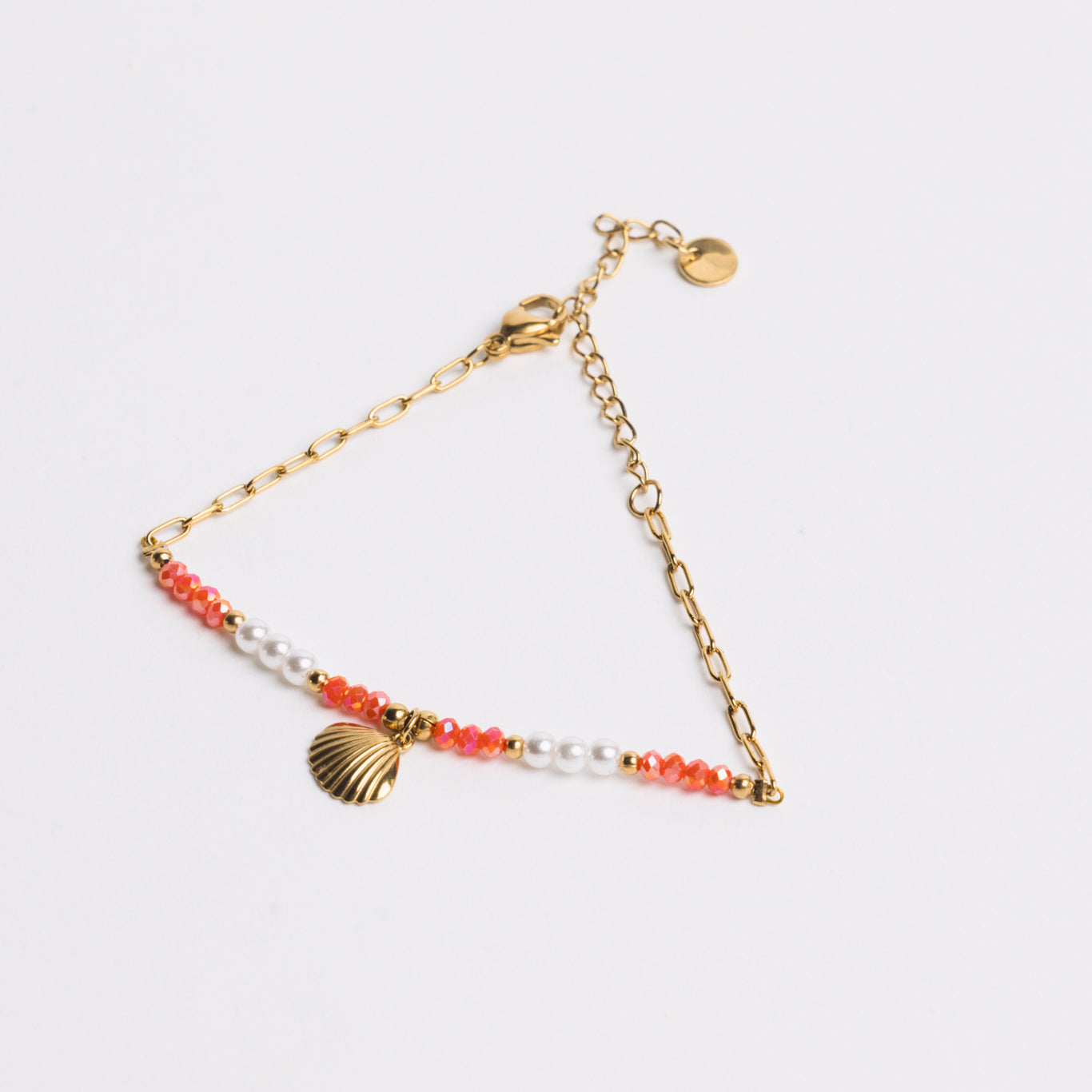 Ocean Charm Bracelet Coral