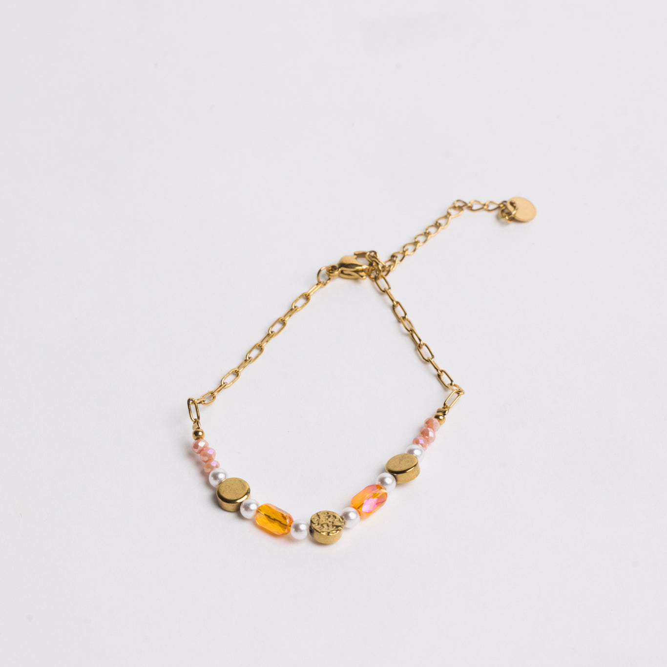 Ocean Charm Bracelet Coral