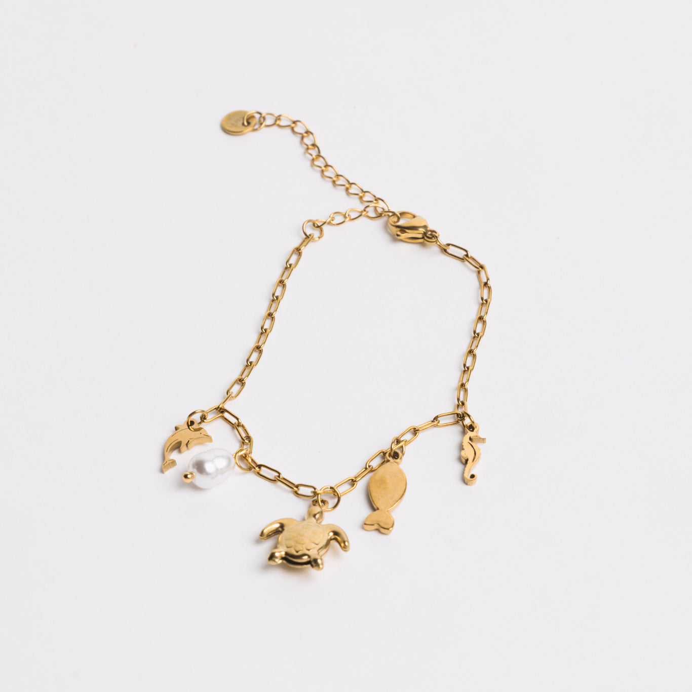 Ocean Charm Bracelet Red