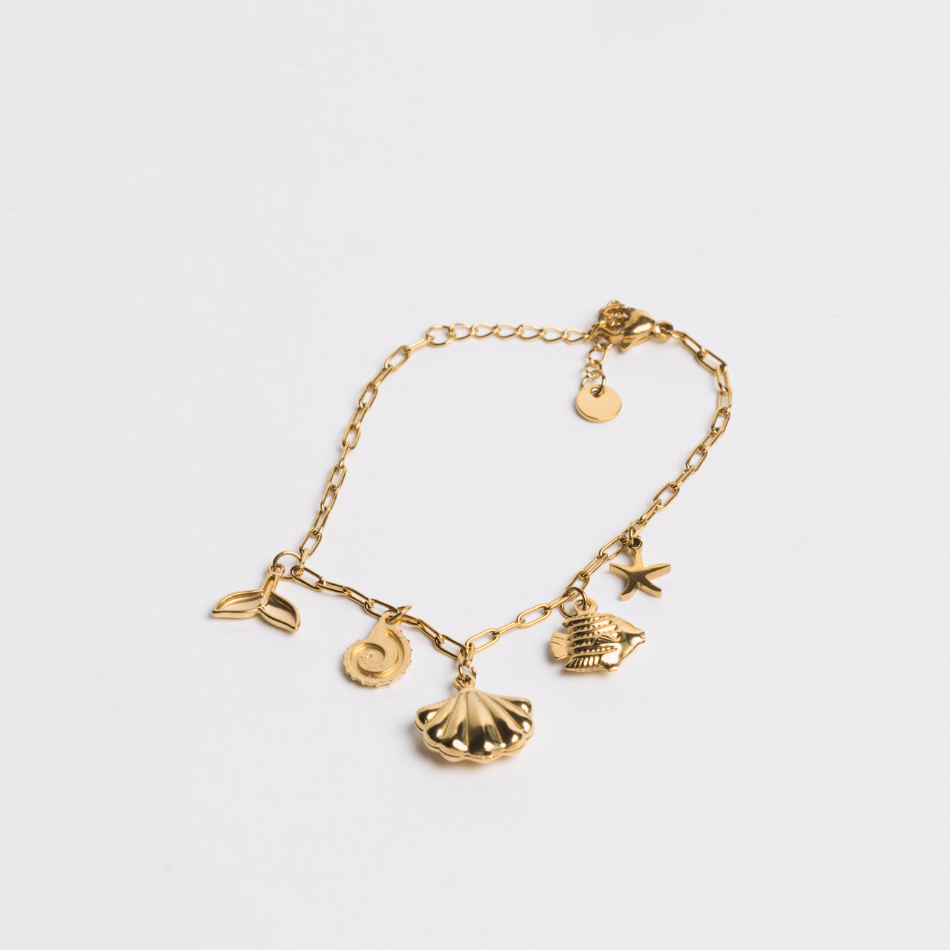 Ocean Charm Bracelet Red