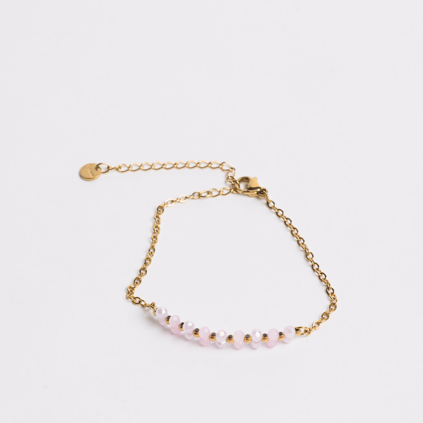 Ocean Charm Bracelet Pink