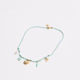 Ocean Charm Necklace Blue