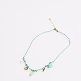 Ocean Charm Necklace Blue