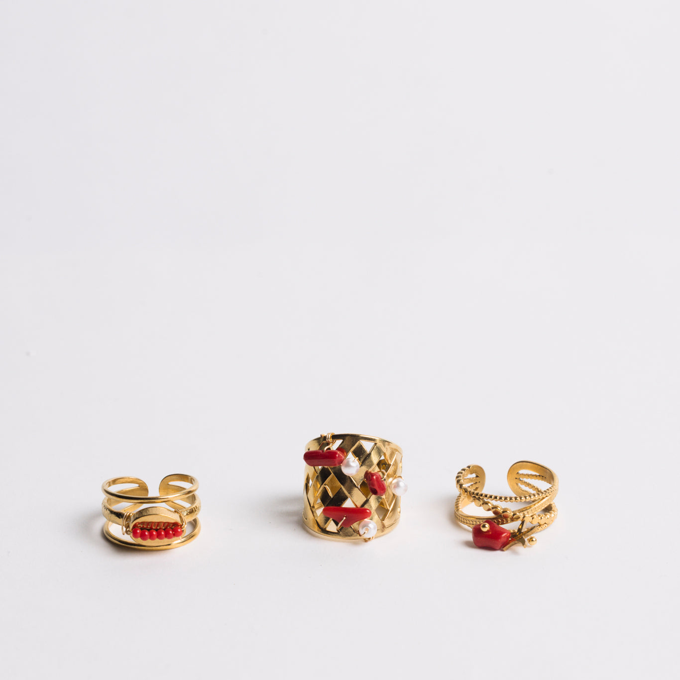 Summer Ring Set – 3 Pack
