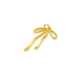 Golden Ribbon Charm